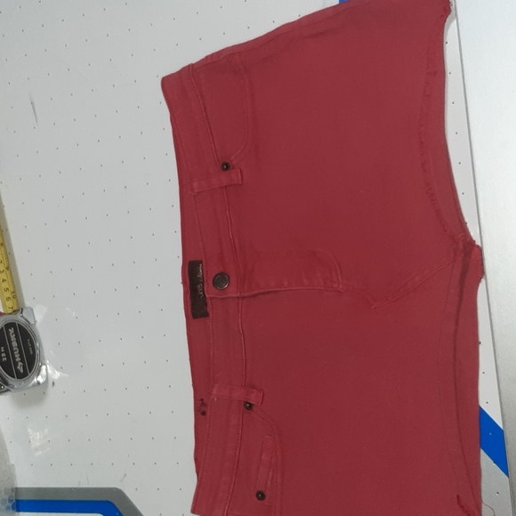 Pair of women's shorts red 16in By 10in new no tags - Picture 2 of 8